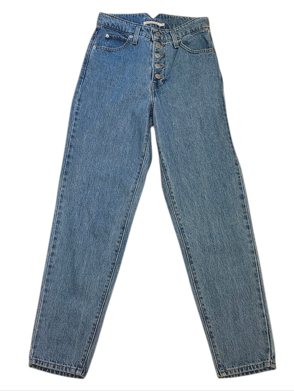 Levi's High Waisted Mom Jeans Button Fly - 25